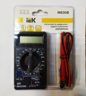 Мультиметр цифровой Universal М830В (IEK)