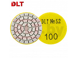 Алмазный гибкий шлифовальный круг для гравера DLT №52, #100. 50мм