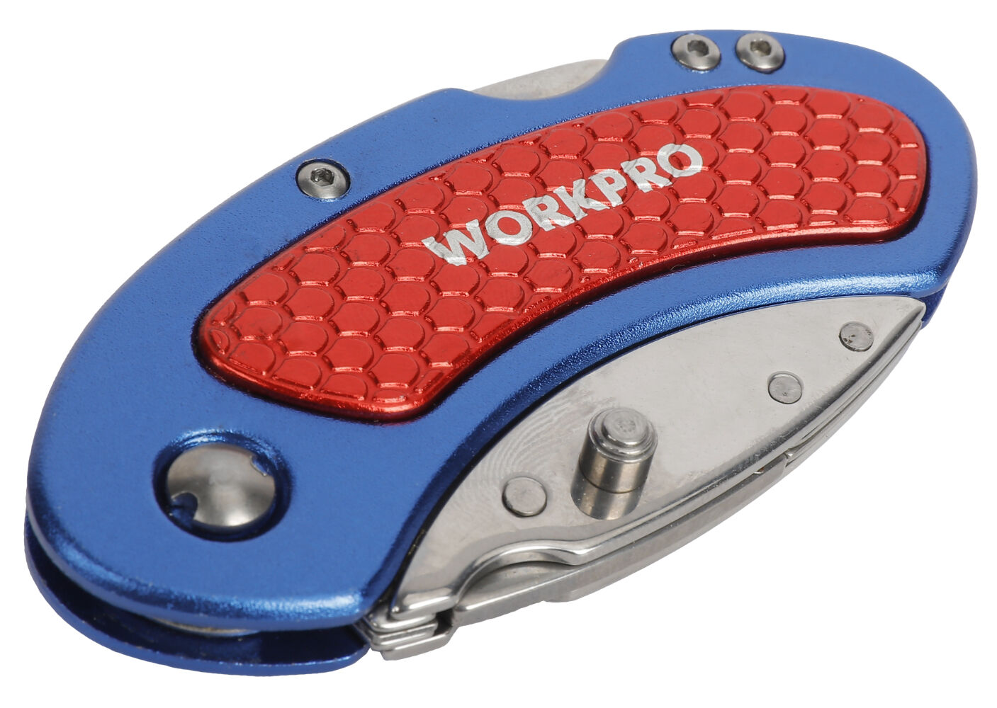 Нож складной со сменными лезвиями,мини, WORKPRO