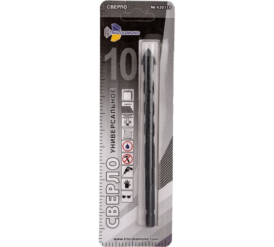 Сверло универсальное 10мм 430110 Trio-Diamond